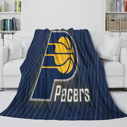 Indiana Pacers Blanket Flannel Fleece Throw Room Decoration (Online Order Only)