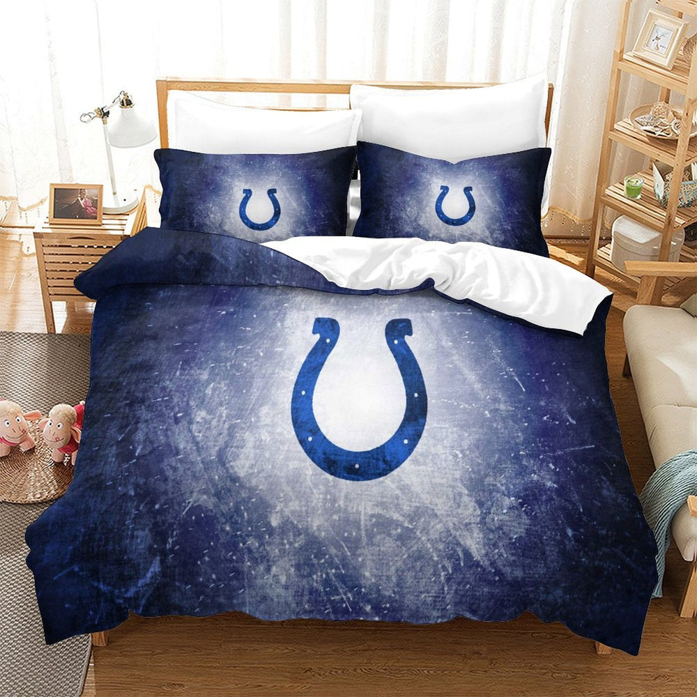 Indianapolis Colts Bedding Set Duvet Cover Without Filler (Online Order Only)