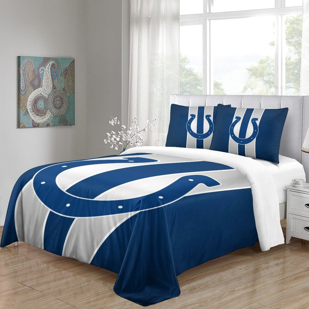 Indianapolis Colts Bedding Set Duvet Cover Without Filler (Online Order Only)
