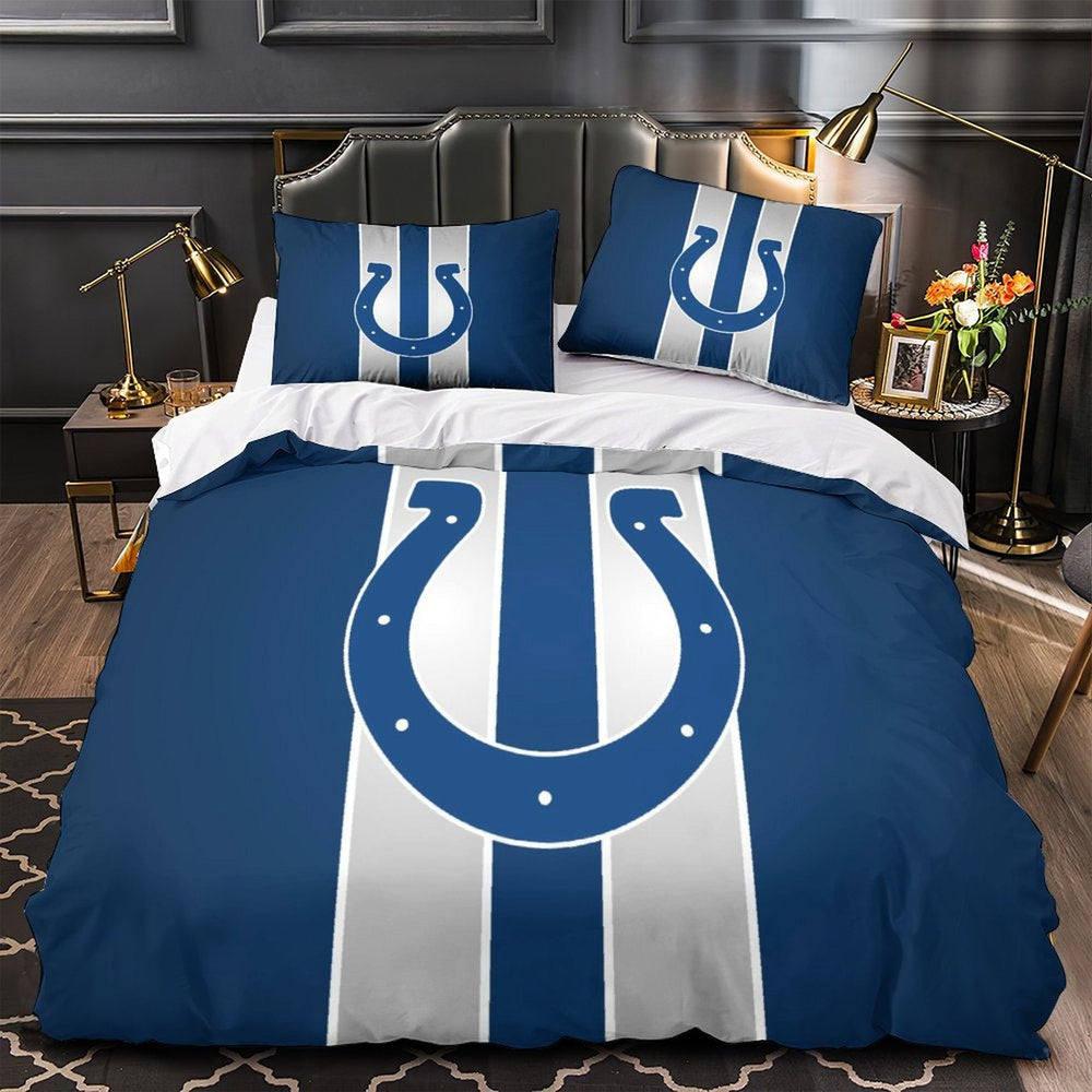 Indianapolis Colts Bedding Set Duvet Cover Without Filler (Online Order Only)