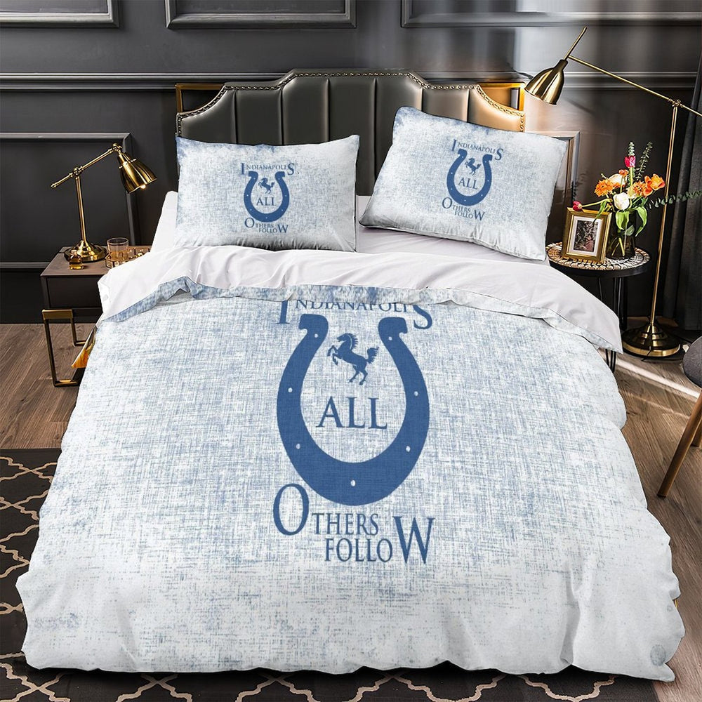 Indianapolis Colts Bedding Set Duvet Cover Without Filler (Online Order Only)
