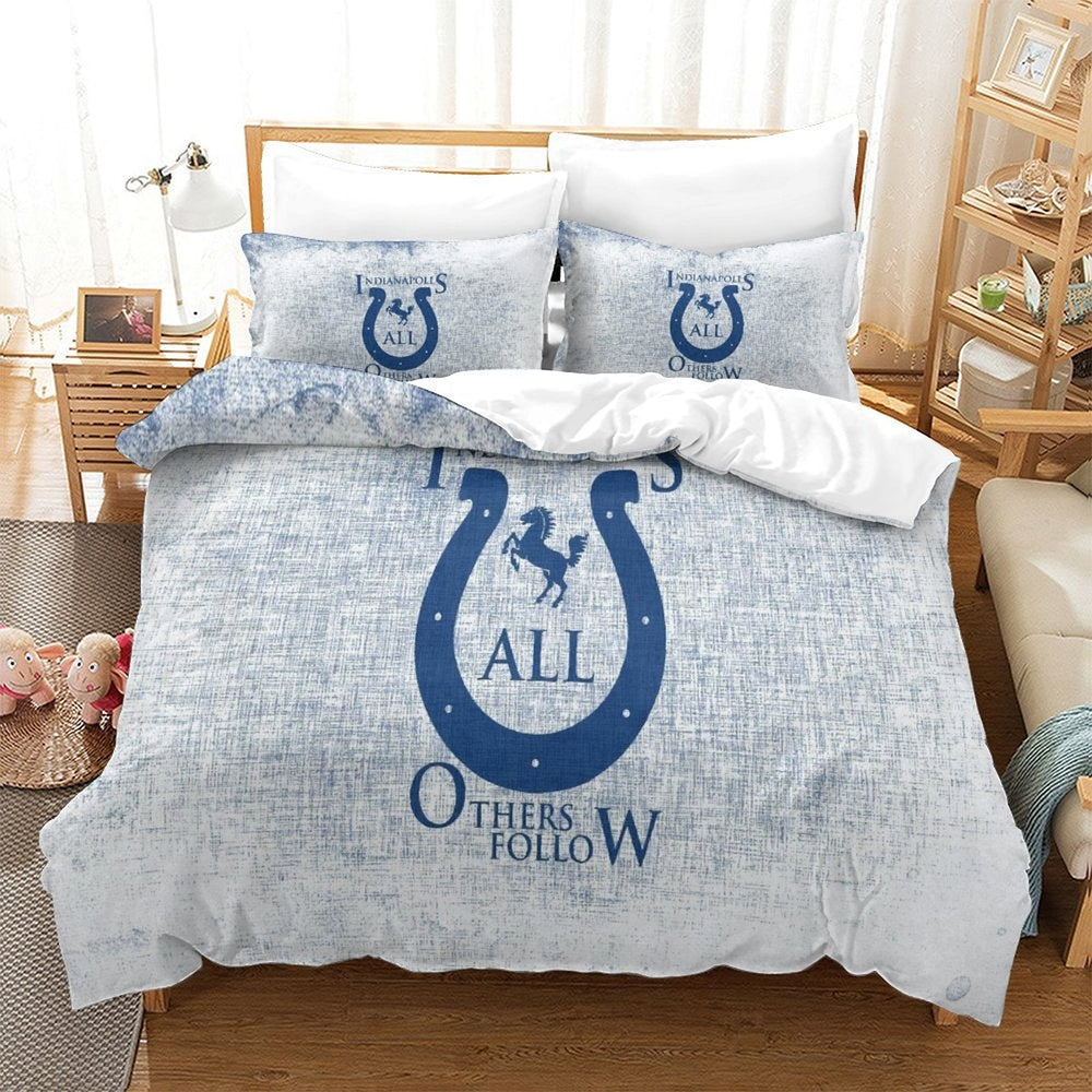 Indianapolis Colts Bedding Set Duvet Cover Without Filler (Online Order Only)