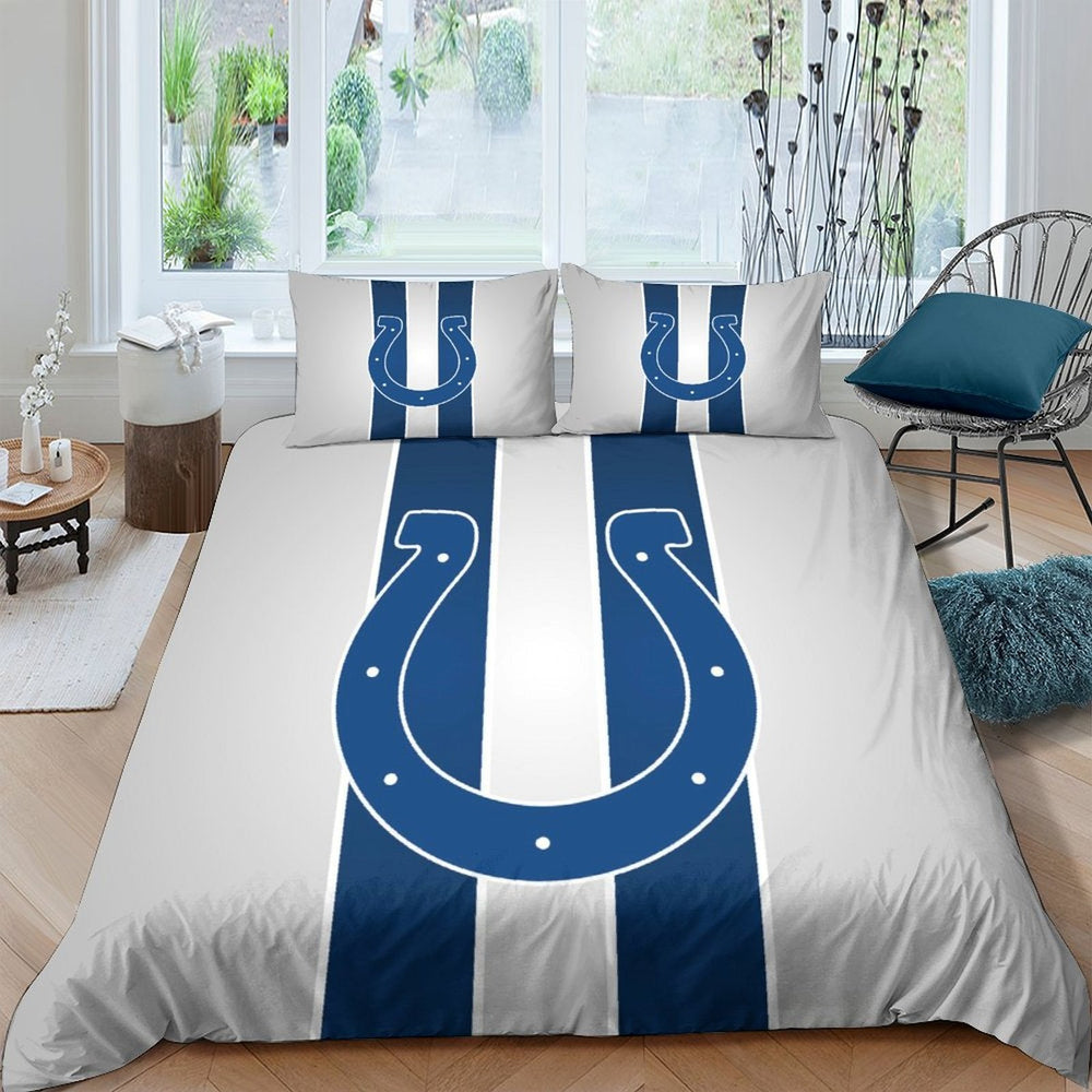Indianapolis Colts Bedding Set Duvet Cover Without Filler (Online Order Only)