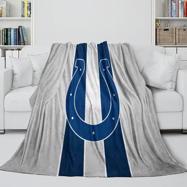 Indianapolis Colts Blanket Flannel Fleece Throw Room Decoration (Online Order Only)