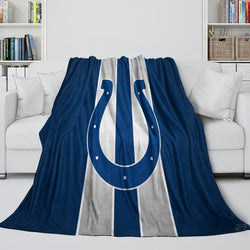 Indianapolis Colts Blanket Flannel Fleece Throw Room Decoration (Online Order Only)