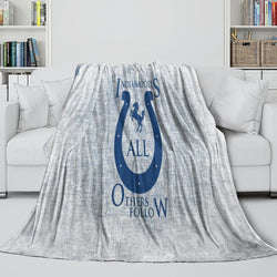 Indianapolis Colts Blanket Flannel Fleece Throw Room Decoration (Online Order Only)