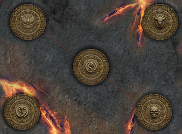 Spearhead - Infernal Steppes & Traveler's Road - Neoprene Battle Mat with Bag (Online Order Only)