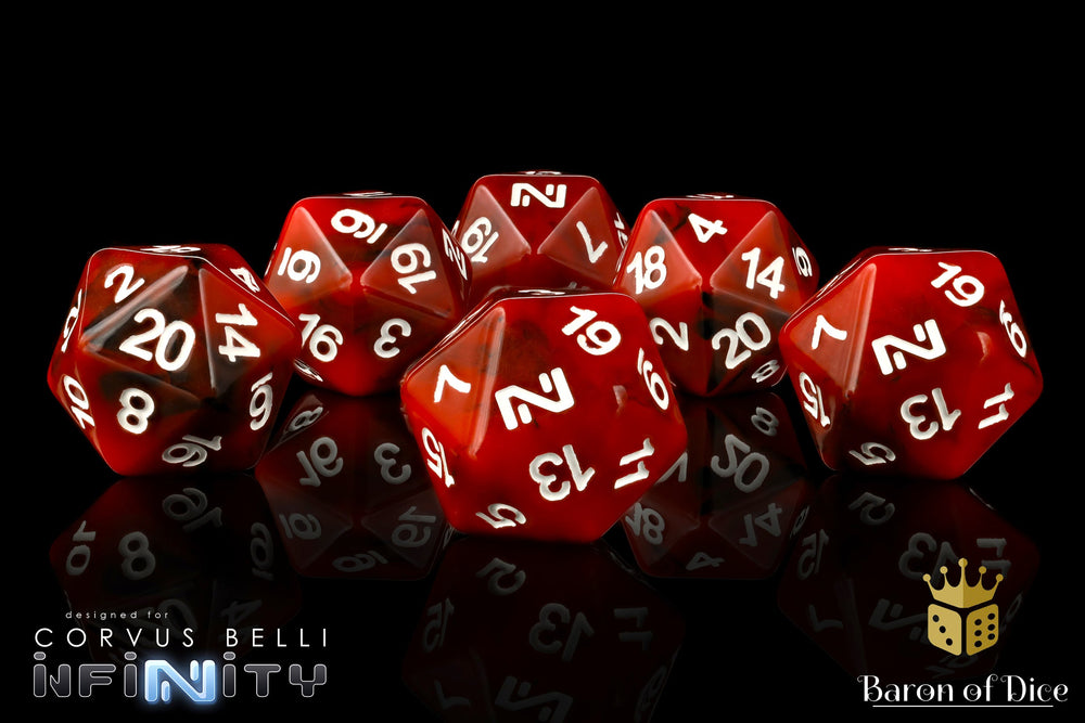Infinity: N5 Thrice Coalition - Official Dice Set (ONLINE ORDER ONLY)
