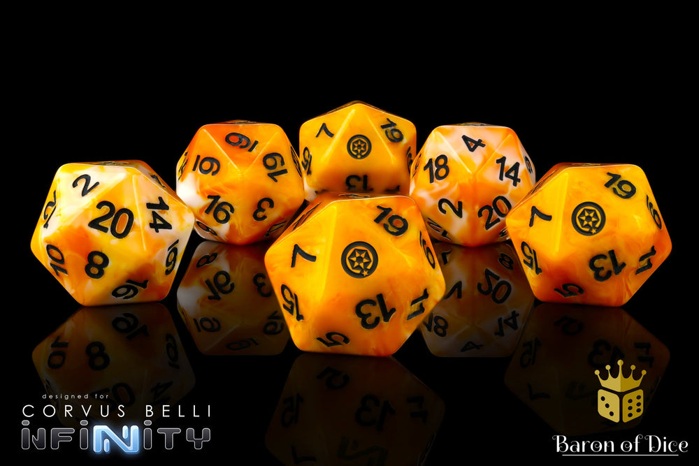 Infinity: N5 Invincible Army - Official Dice Set (ONLINE ORDER ONLY)
