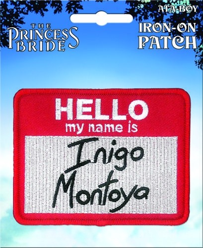 Princess Bride: Inigo Montoya Name Tag Patch (ONLINE ORDER ONLY)