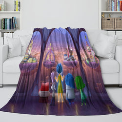 Insde Out Blanket Flannel Fleece Throw Room Decoration (Online Order Only)