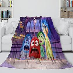 Insde Out Blanket Flannel Fleece Throw Room Decoration (Online Order Only)