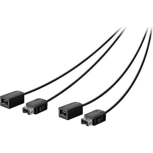 Insignia™ - 6 Extension Cable for Nintendo NES and SNES Controllers (2-pack) - Black (Online Order Only)