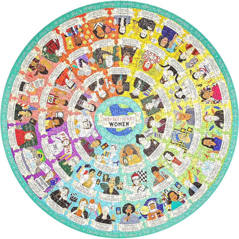 Inspirational Women 1000 Piece Round Jigsaw Puzzle Ridley (ONLINE ORDER ONLY)