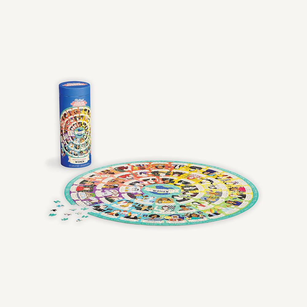 Inspirational Women 1000 Piece Round Jigsaw Puzzle Ridley (ONLINE ORDER ONLY)
