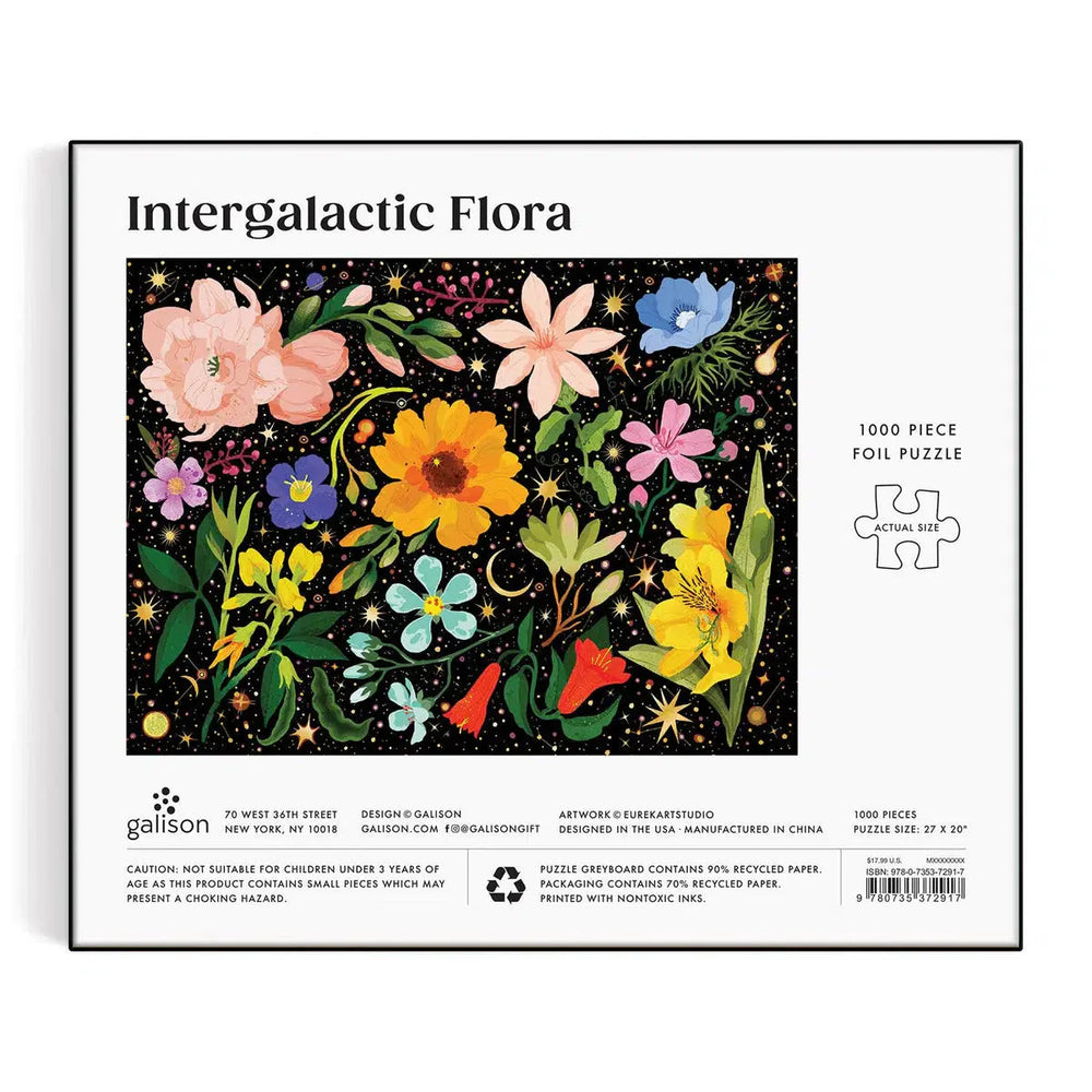 Intergalactic Flora 1000 Piece Jigsaw Puzzle Galison (ONLINE ORDER ONLY)