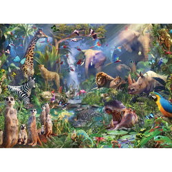 Into the Jungle 1000 Piece Jigsaw Puzzle Cobble Hill (ONLINE ORDER ONLY)