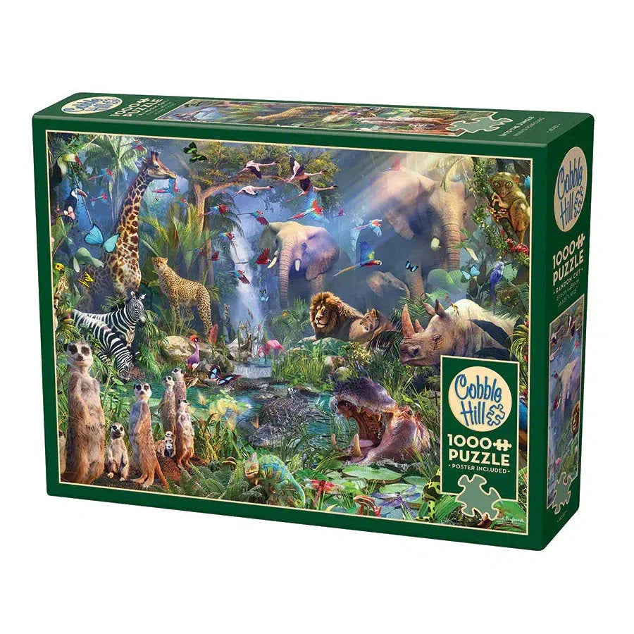 Into the Jungle 1000 Piece Jigsaw Puzzle Cobble Hill (ONLINE ORDER ONLY)