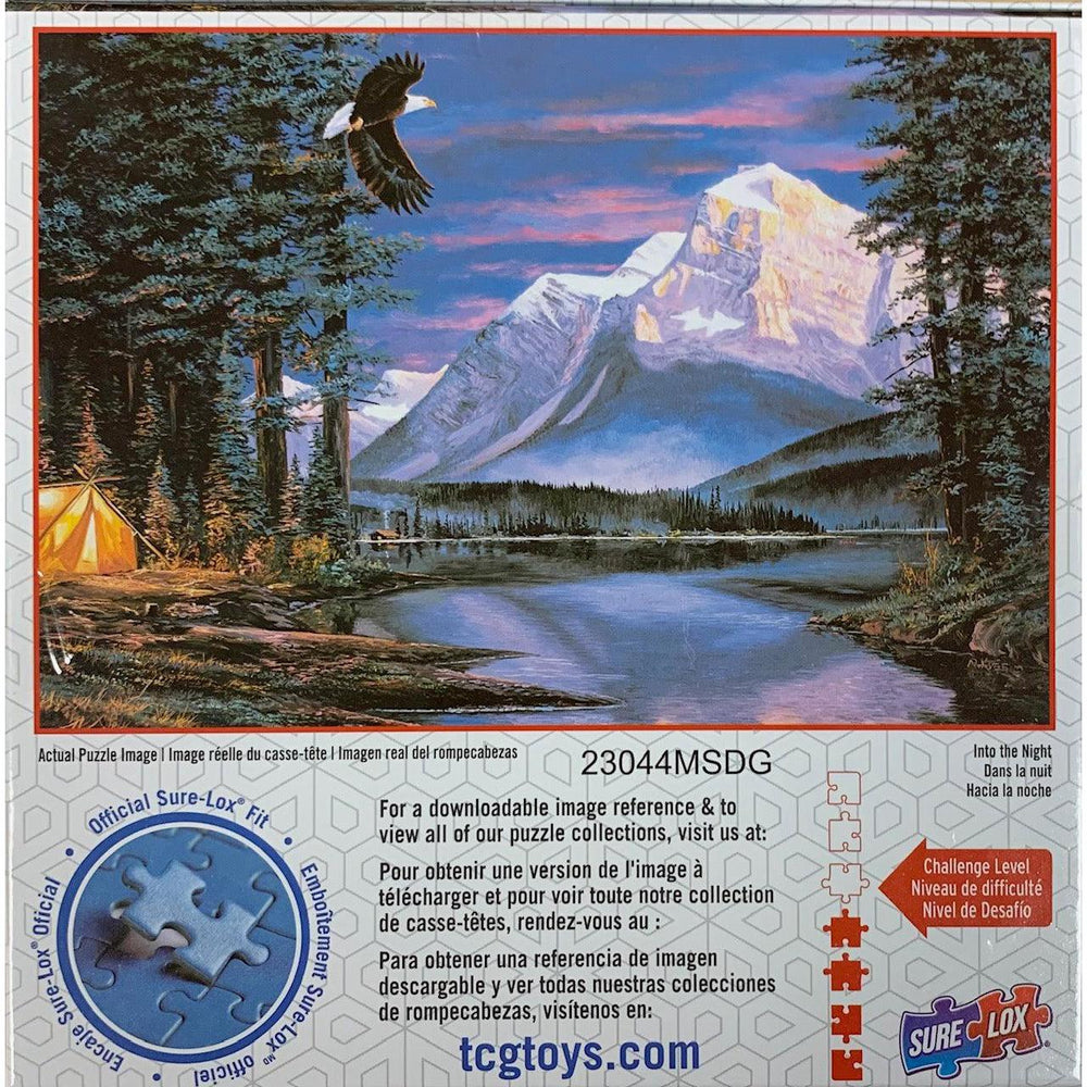 Into the Night Alpine Vistas 500 Piece Jigsaw Puzzle Sure Lox (ONLINE ORDER ONLY)