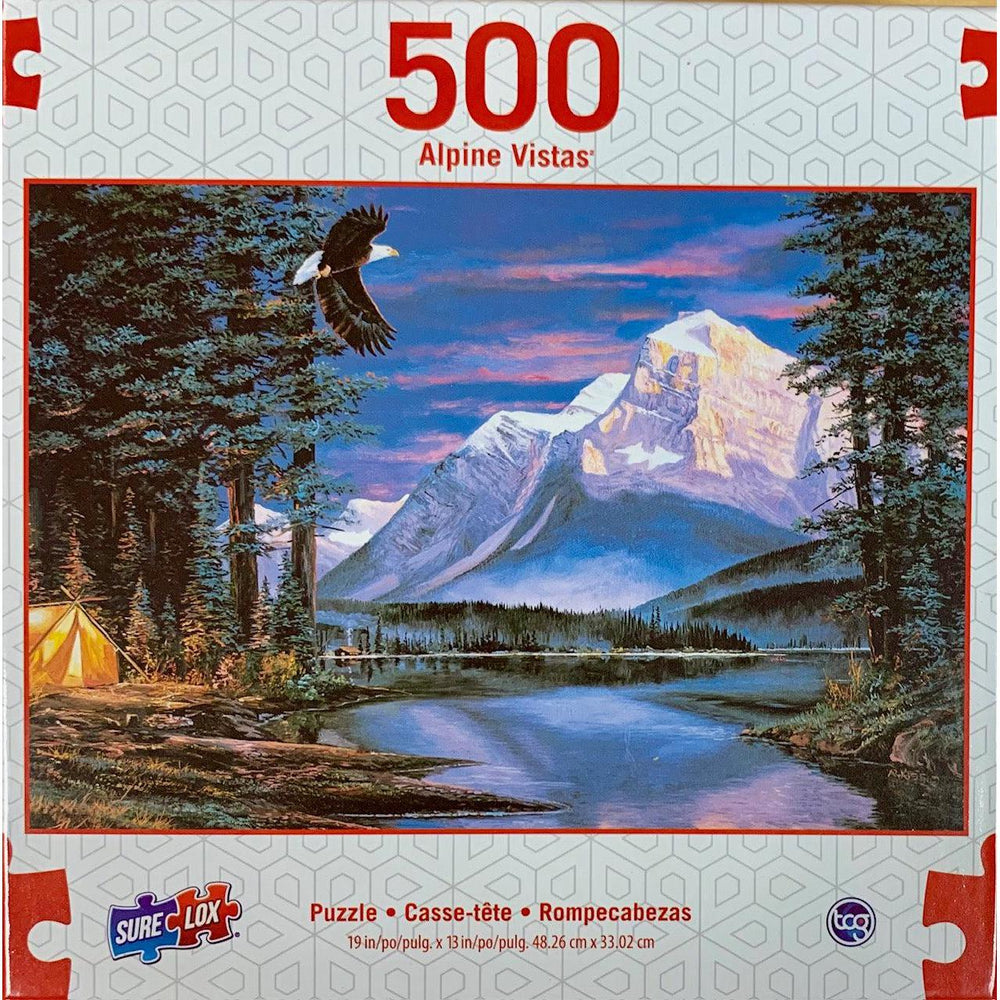 Into the Night Alpine Vistas 500 Piece Jigsaw Puzzle Sure Lox (ONLINE ORDER ONLY)