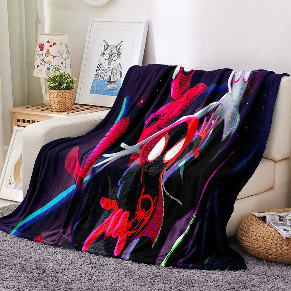 Into the Spider-Verse Gwen Blanket Flannel Throw Room Decoration (Online Order Only)
