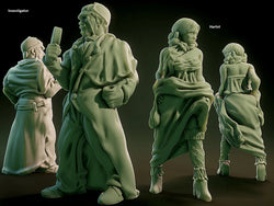 3D Printed Nafarrate NPCS Lovecraftian Bestiary 28 32 mm D&D (Online Only)