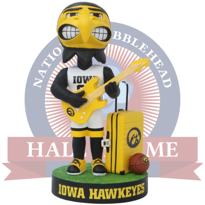 Iowa Hawkeyes Herky the Hawk Heading to Cleveland Bobblehead (ONLINE ORDER ONLY)