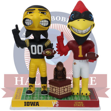 Iowa vs. Iowa State Football Rivalry Bobblehead (Presale) (ONLINE ORDER ONLY)