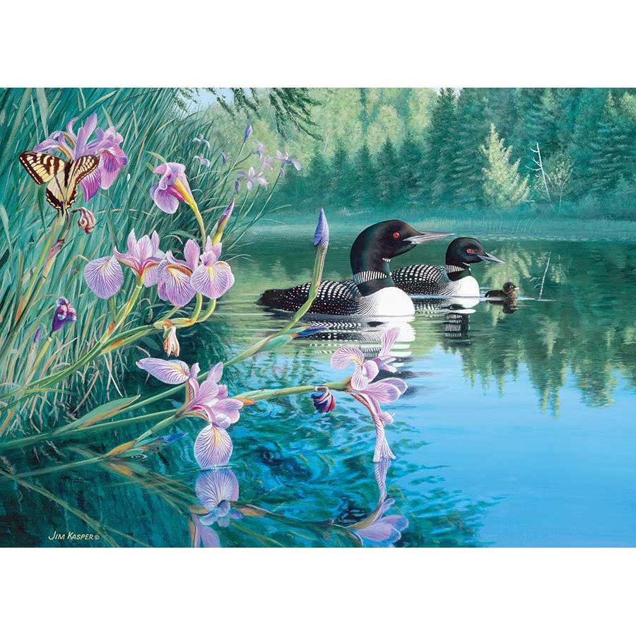 Iris Cove Loons 500 Piece Jigsaw Puzzle Cobble Hill (ONLINE ORDER ONLY)