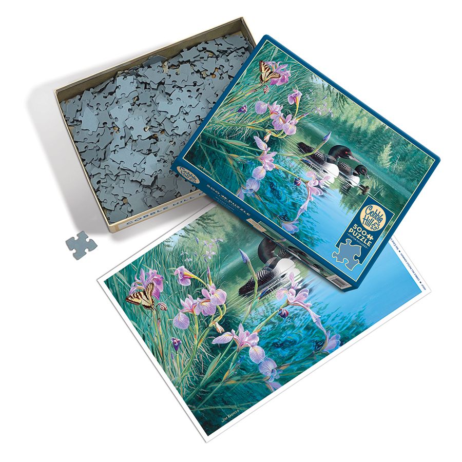 Iris Cove Loons 500 Piece Jigsaw Puzzle Cobble Hill (ONLINE ORDER ONLY)