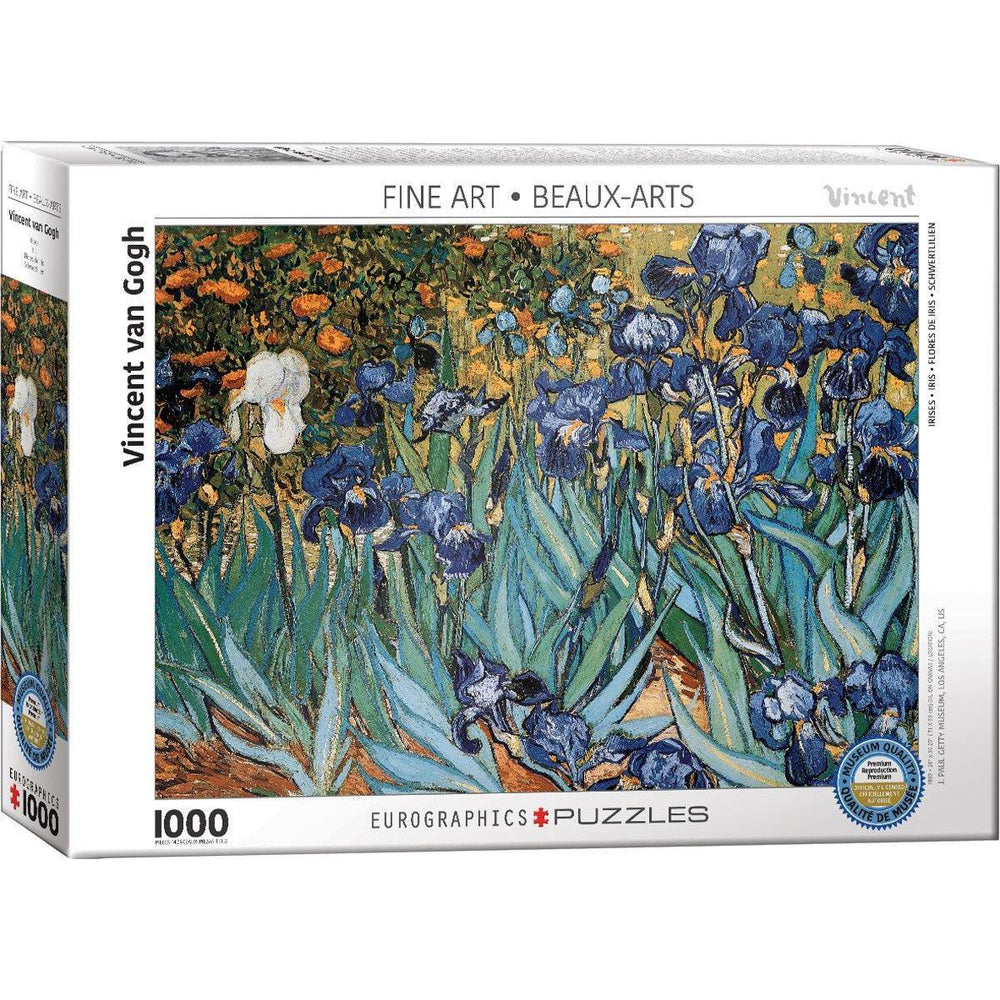 Irises by Vincent van Gogh 1000 Piece Jigsaw Puzzle Eurographics (ONLINE ORDER ONLY)