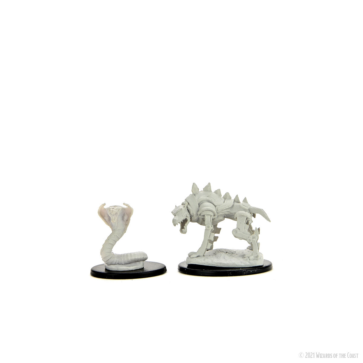 D&D: Nolzur's Marvelous Miniatures - Iron Cobra & Iron Defender (ONLINE ORDER ONLY)