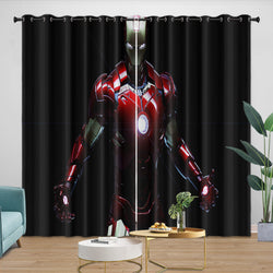 Iron Man Curtains Blackout Window Drapes Room Decoration (ONLINE ORDER ONLY)