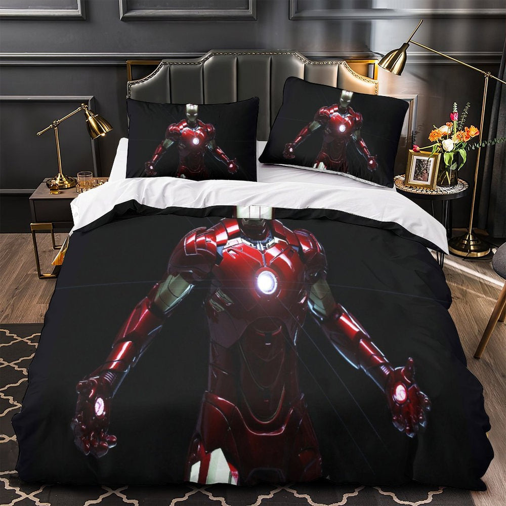 Iron Man Duvet Cover Kids Room Bedding Set Without Filler (ONLINE ORDER ONLY)