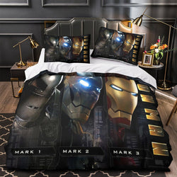 Iron Man Duvet Cover Kids Room Bedding Set Without Filler (ONLINE ORDER ONLY)