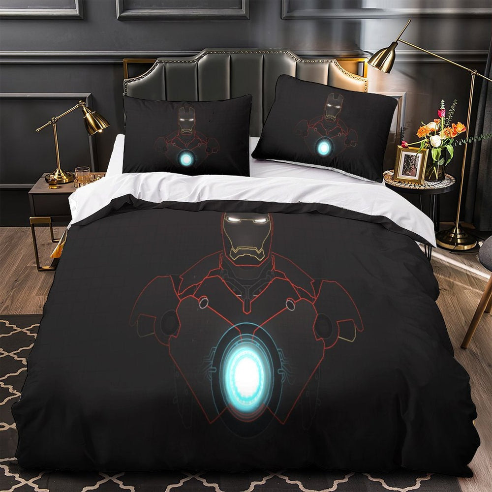 Iron Man Duvet Cover Kids Room Bedding Set Without Filler (ONLINE ORDER ONLY)