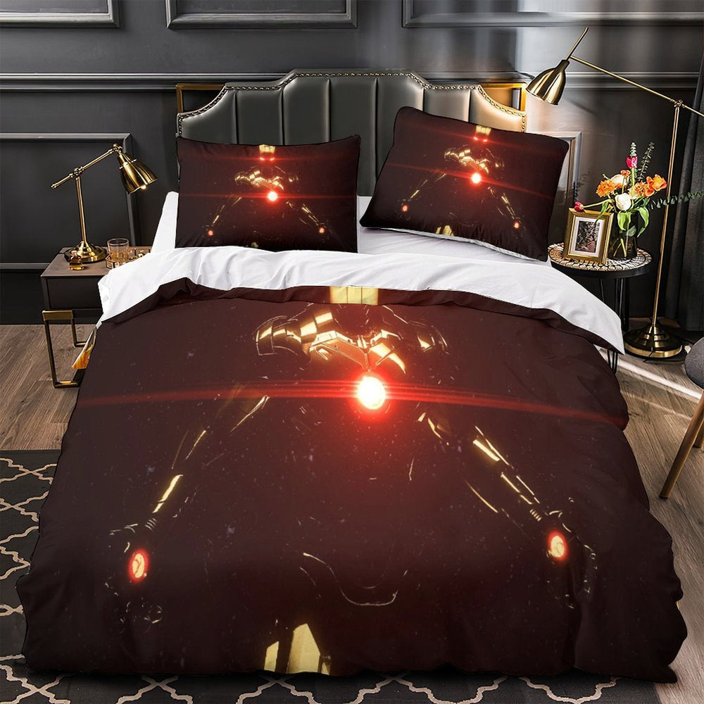 Iron Man Duvet Cover Kids Room Bedding Set Without Filler (ONLINE ORDER ONLY)