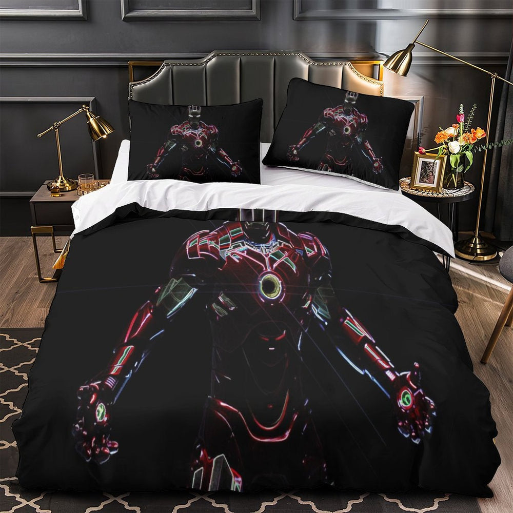 Iron Man Duvet Cover Kids Room Bedding Set Without Filler (ONLINE ORDER ONLY)