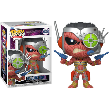 Iron Maiden Cyborg Eddie Funko Pop! Rocks #438 (Online Order Only)