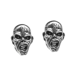 Iron Maiden Eddie Head Stud Earrings (Online Order Only)
