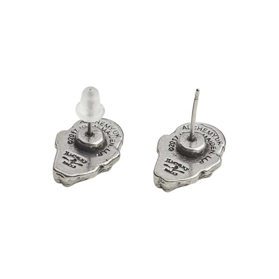 Iron Maiden Eddie Head Stud Earrings (Online Order Only)