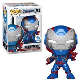 Pop! Marvel: Avengers Endgame - Iron Patriot (Metallic) Funko Shop Exclusive (ONLINE ORDER ONLY)