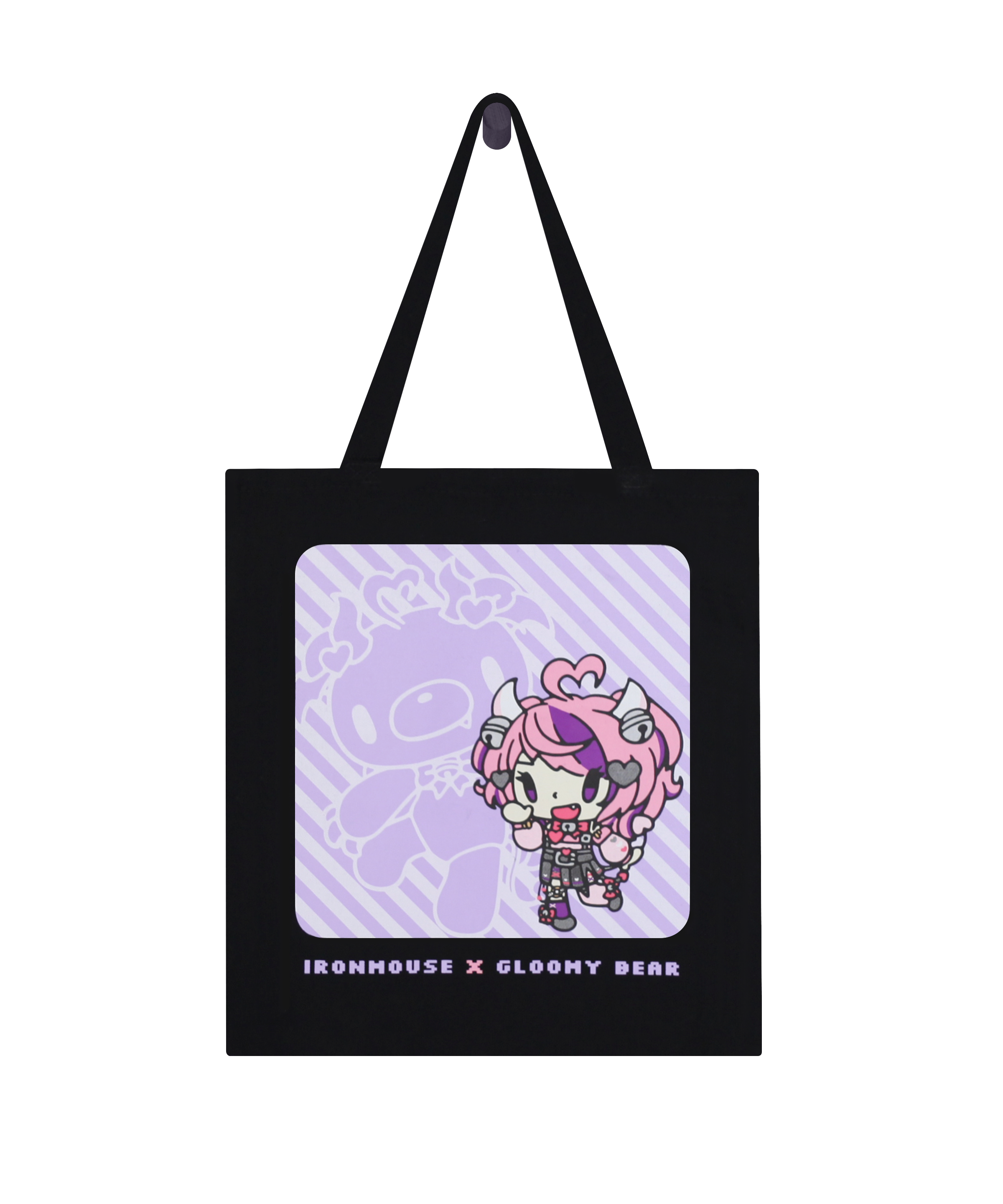 Ironmouse x Gloomy Bear Canvas Tote (Online Order Only)