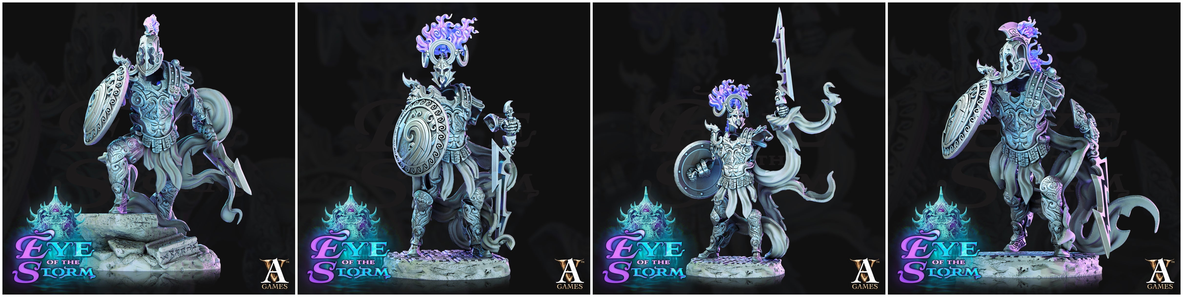 3D Printed Archvillain Games Eye of the Storm - Ironstorm Sentinels 28mm 32mm D&D (Online Only)