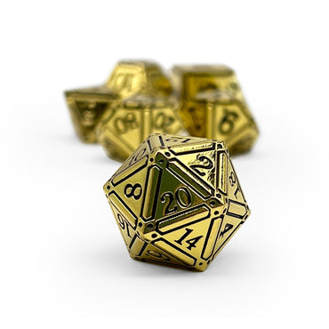 Ironworks - Ancient Treasures 7 Piece RPG set Alloy Metal Dice (Online Only)