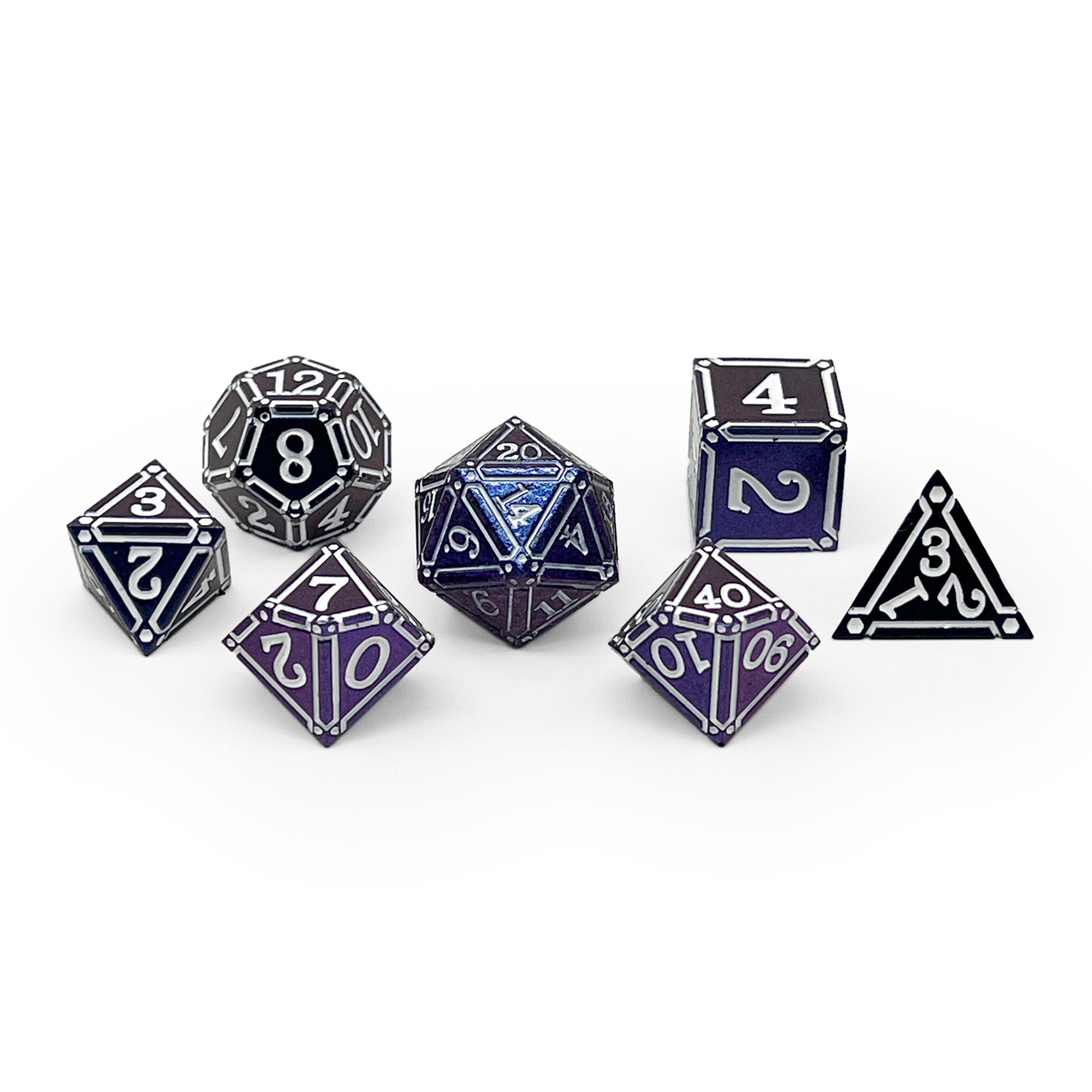 Ironworks - Chalice 7 Piece RPG set Alloy Metal Dice (Online Only)