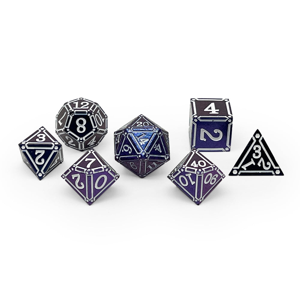 Ironworks - Chalice 7 Piece RPG set Alloy Metal Dice (Online Only)