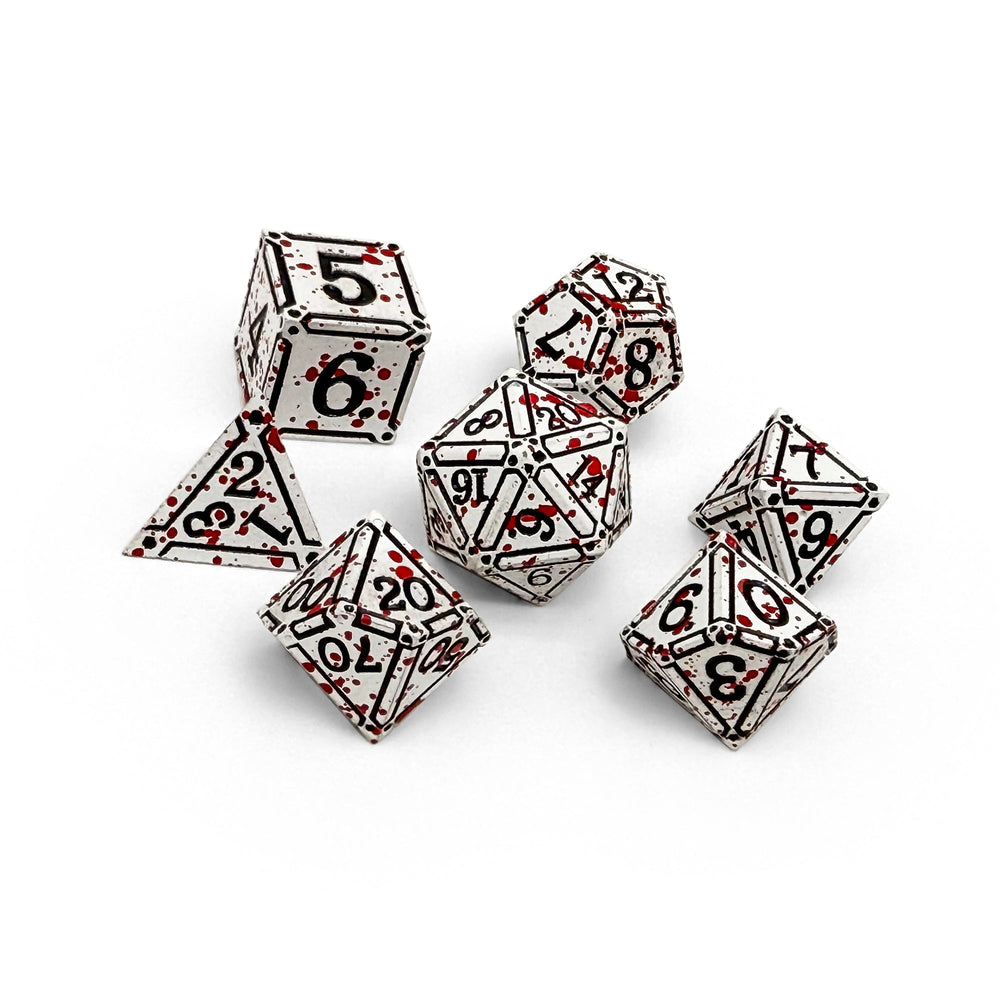 Ironworks - Dex 7 Piece RPG set Alloy Dice (Online Only)