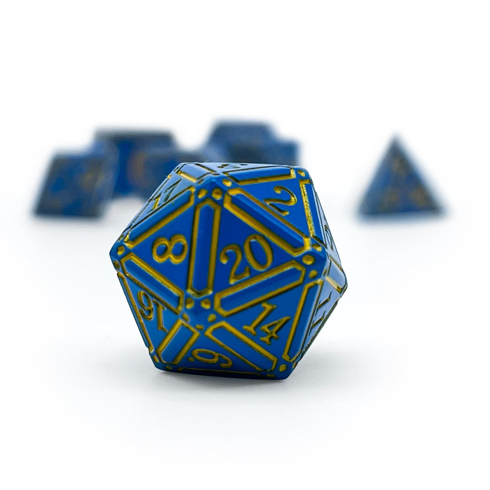 Ironworks - Dweller 7 Piece RPG set Alloy Metal Dice (Online Only)