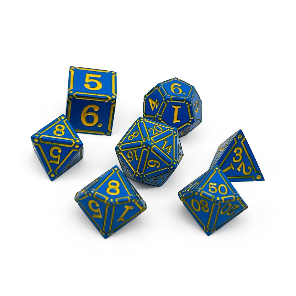 Ironworks - Dweller 7 Piece RPG set Alloy Metal Dice (Online Only)
